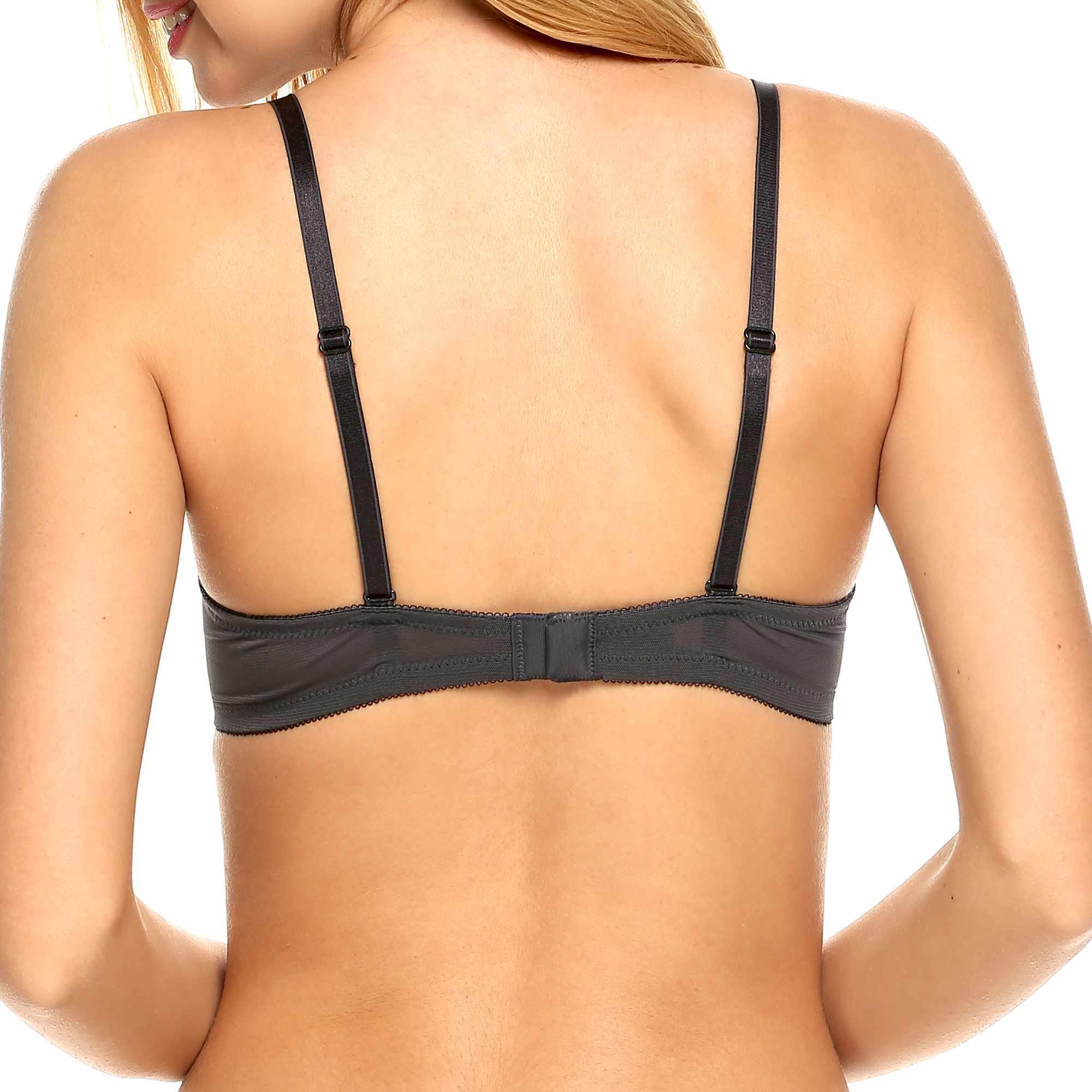 Underwire Women Push Up Bra Ekouaer Lace Bra Set Brassiere Thin Padded Underwear Ebay 