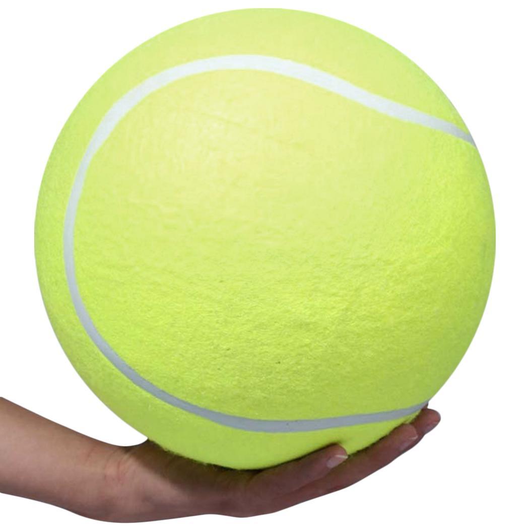 24CM Big Giant Inflatable Pet Tennis Ball Thrower Chucker Launcher Play