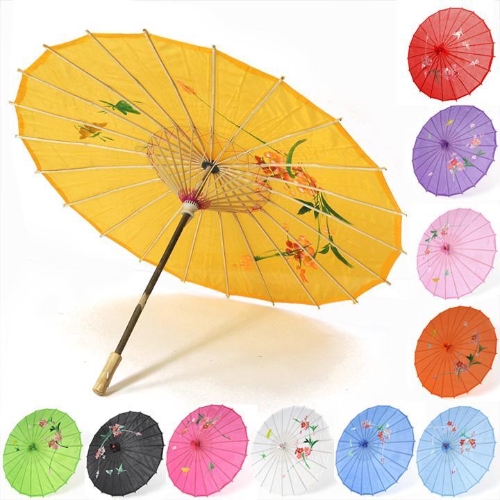 Japanese Chinese Umbrella Art Deco Parasol Art Umbrella 1Pcs 11 Colors ...