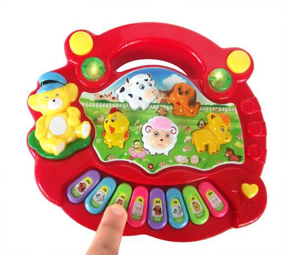 New OK Popular Kid's Animal Farm Piano Music Toy Developmental Toy Baby Toy