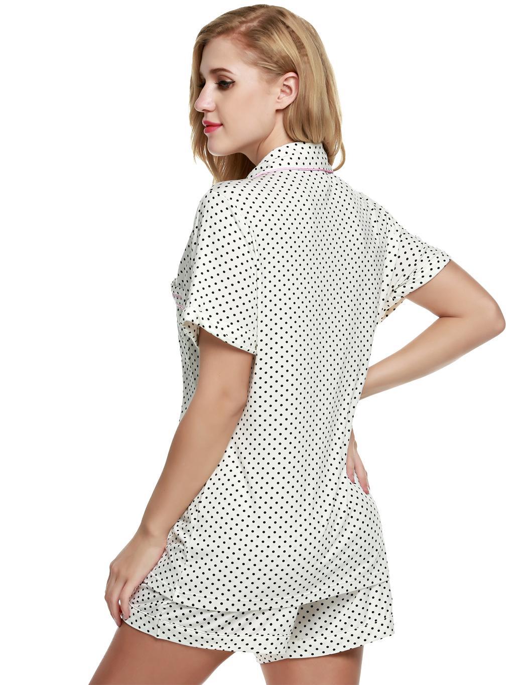 Ekouaer Women Summer Sleepwear 2 Piece Shirt Short Pajama Set LM 04 eBay