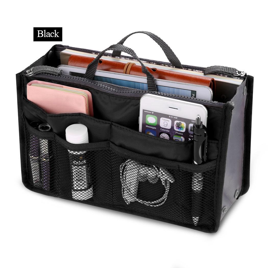 New Women Insert Handbag Organiser Purse Large Liner Organizer Bag Tidy Travel eBay