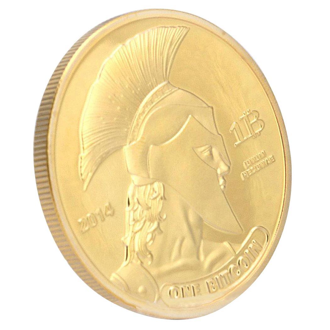 Bitcoin Model Gold Color Imitation Titan Souvenir ...